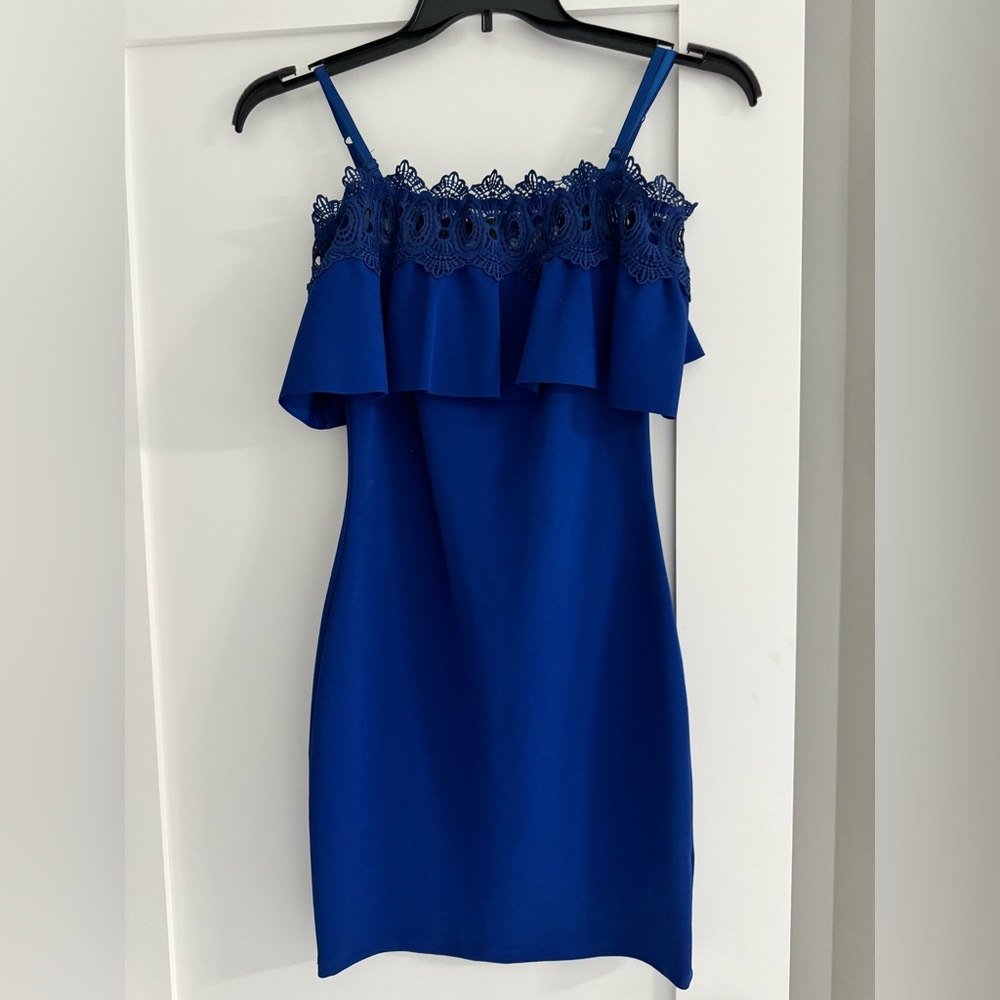 Off the shoulder mini dress